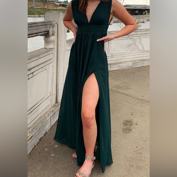 von maur Dresses Dark Green Prom Dress Poshmark